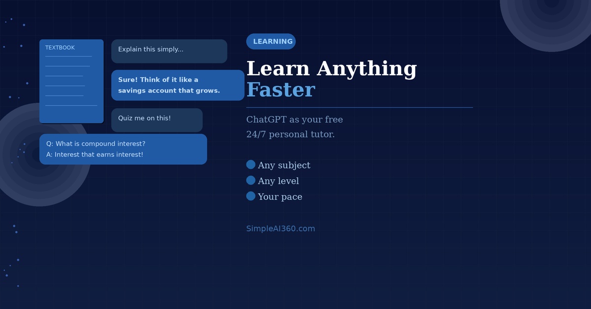 How to Use ChatGPT to Learn Anything Faster